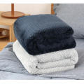 Jacquard Dots Plush Fleece Blanket